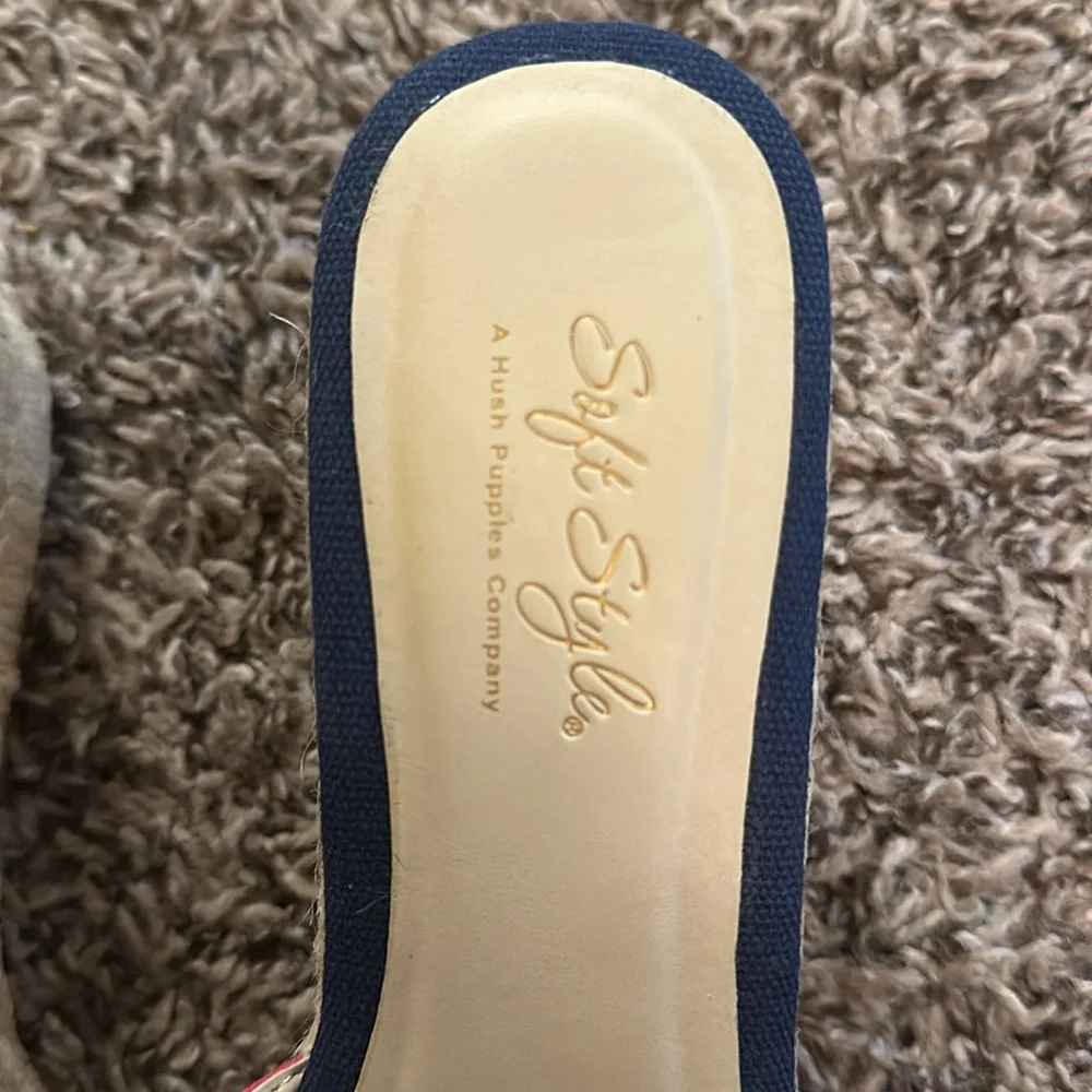 Soft style multi random color strip wedge